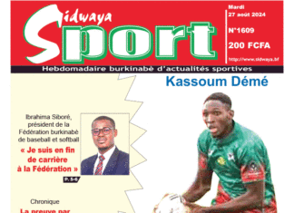 Une Sidwaya Sport du 27-8-2024