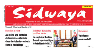 Sidwaya du 02-08-2024