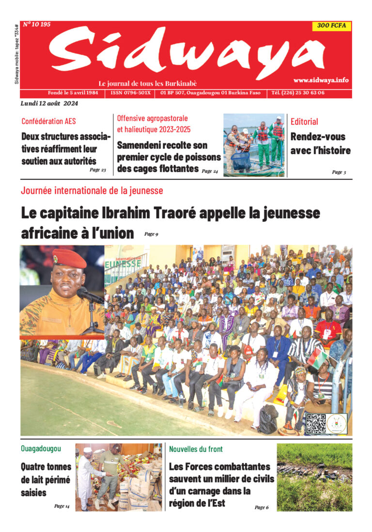 Une du 12-08-2024