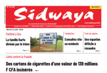 Une Sidwaya du 13-08-2024