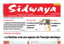 Une Sidwaya du 16 au 18-8-2024