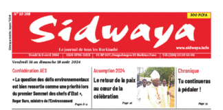 Une Sidwaya du 16 au 18-8-2024
