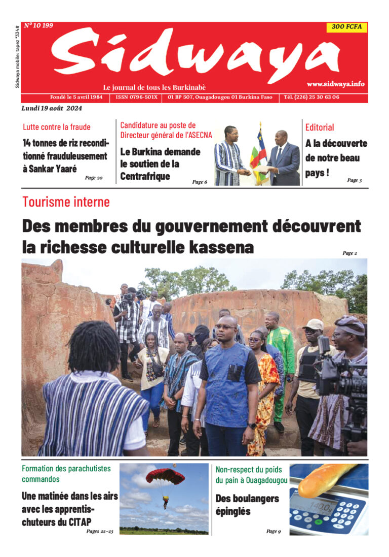 Une du 19-08-2024