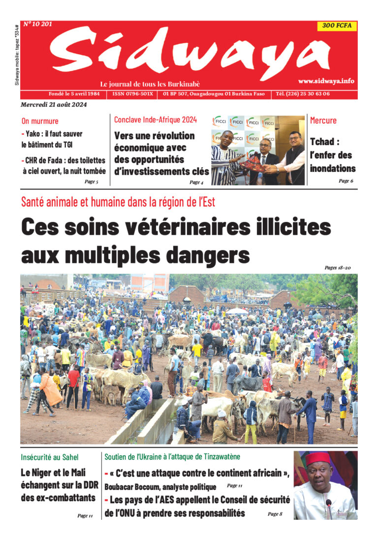 Une du 21-08-2024