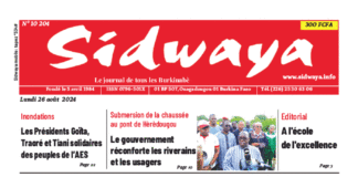 Une Sidwaya du 26-8-2024