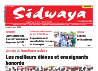 Une Sidwaya du 26-8-2024