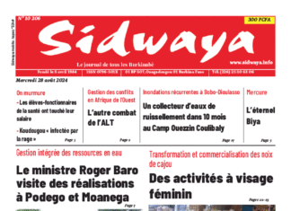 Une Sidwaya du 28-8-2024