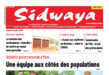 Une Sidwaya du 29-8-2024
