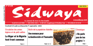 Une Sidwaya du 30-8 au 1-9-2024