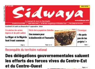 Une Sidwaya du 30-8 au 1-9-2024