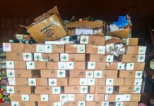Bobo-Dioulasso : La Police Nationale Saisit 9720 cartouches de produits chichas expirés et de Drogue