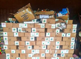 Bobo-Dioulasso : La Police Nationale Saisit 9720 cartouches de produits chichas expirés et de Drogue