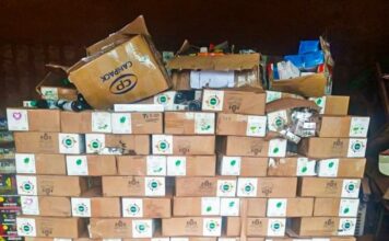Bobo-Dioulasso : La Police Nationale Saisit 9720 cartouches de produits chichas expirés et de Drogue