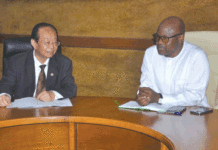 Coopération sino-burkinabè : la délégation de la Croix-Rouge chinoise chez le ministre de la Santé