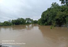 Inondation à Pâ : la hauteur de l’eau a augmenté de plus d’un (01) mètre