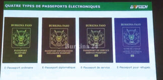 Burkina Faso : le nouveau passeport biométrique officiellement lancé