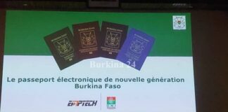 Burkina Faso : lancement de son nouveau passeport électronique