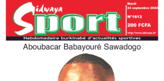 Une Sidwaya Sport du 24-9-2024