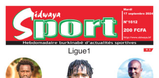 Une Sidwaya Sport du 17-9-2024