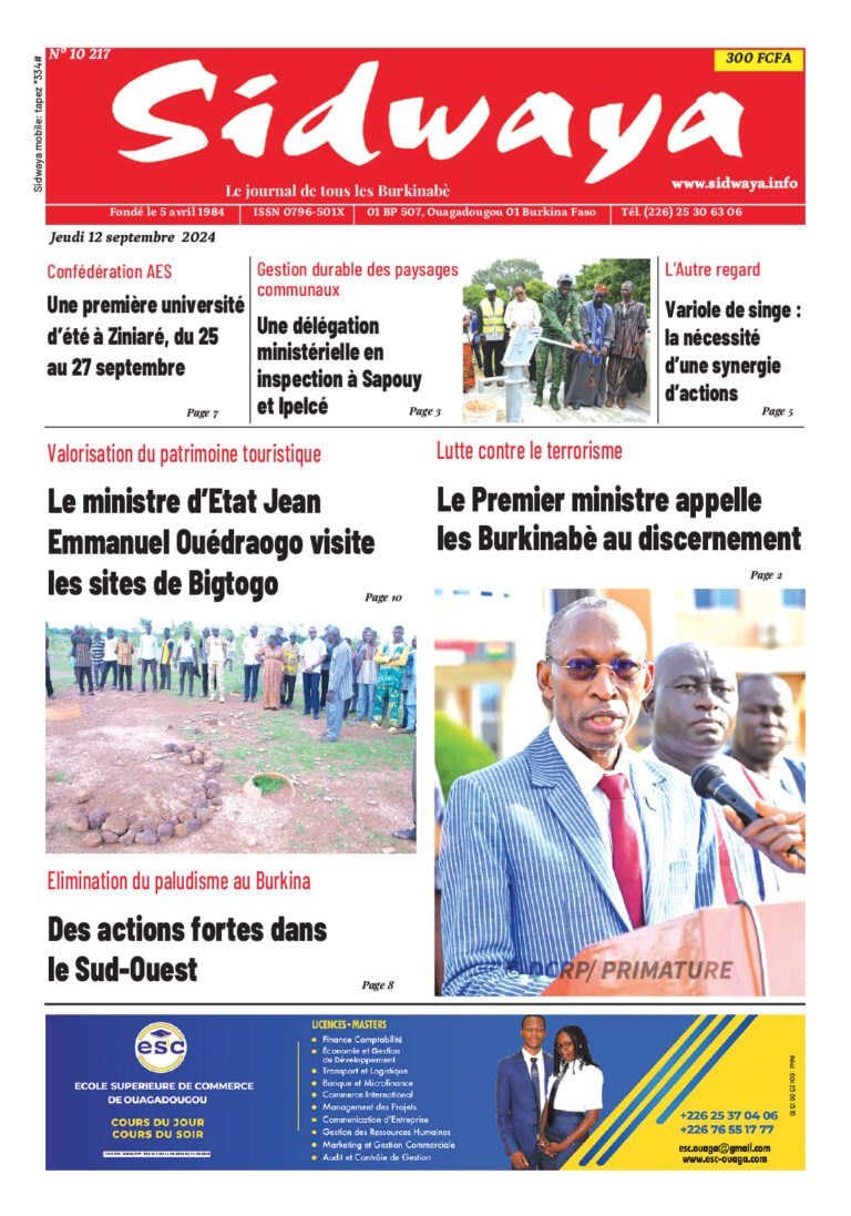 Une du 12-09-2024
