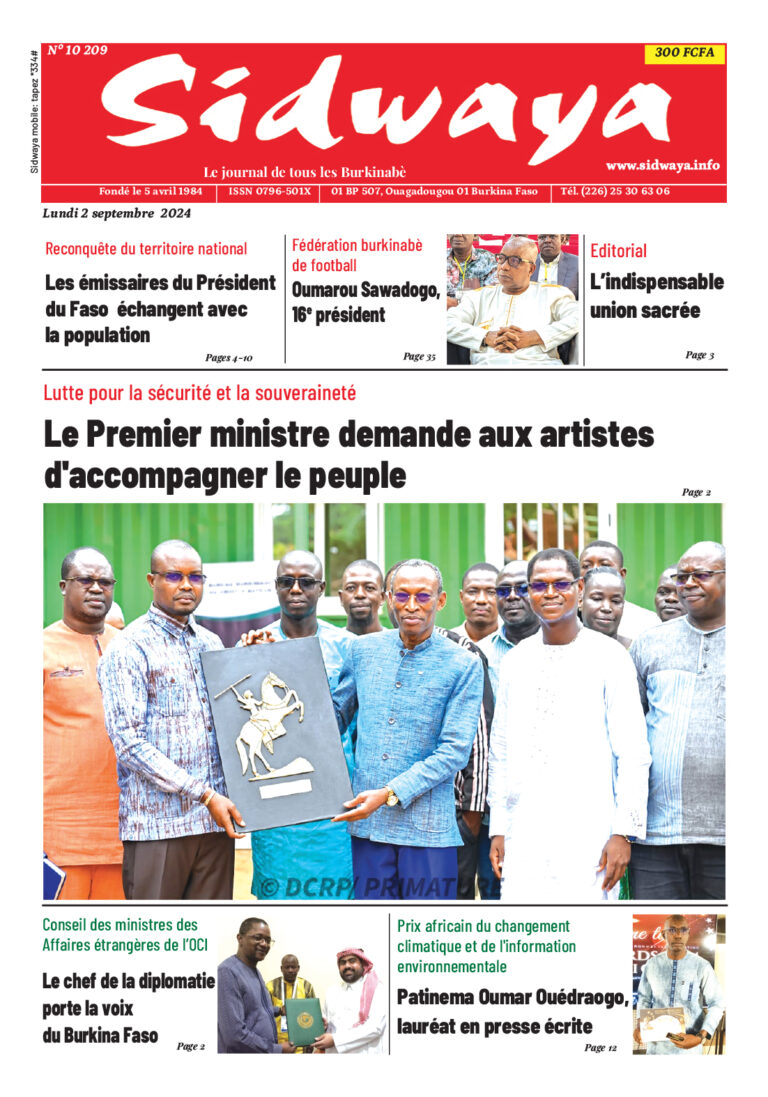 Une du 2-9-2024