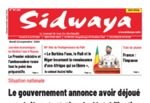 Une Sidwaya du 24-9-2024