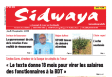 Une Sidwaya du 26-9-2024