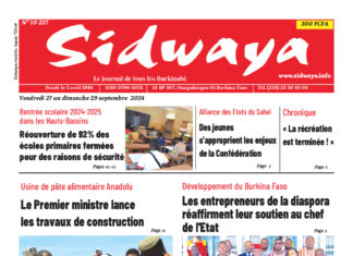 Une du 27-09-2024