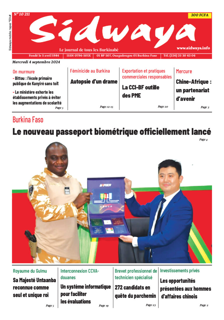 Une du 04-09-2024