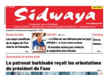 Une Sidwaya du 6 au 8-9-2024