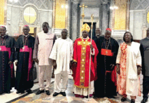 Ordination épiscopale de Monseigneur Julien Kaboré: une délégation burkinabè prend part à l’événement