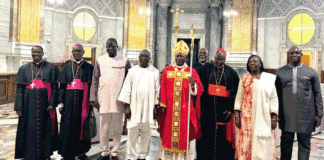 Ordination épiscopale de Monseigneur Julien Kaboré: une délégation burkinabè prend part à l’événement