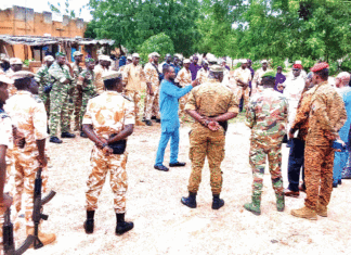 Situation nationale : une délégation gouvernementale rassure les forces vives de Tanghin-Dassouri et du Kourwéogo