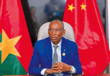 Chine-Burkina :le Premier ministre invite à élargir les champs de coopération