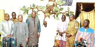 Situation nationale : une délégation gouvernementale porteuse d’un message du président du Faso au Mogho Naaba Baongho