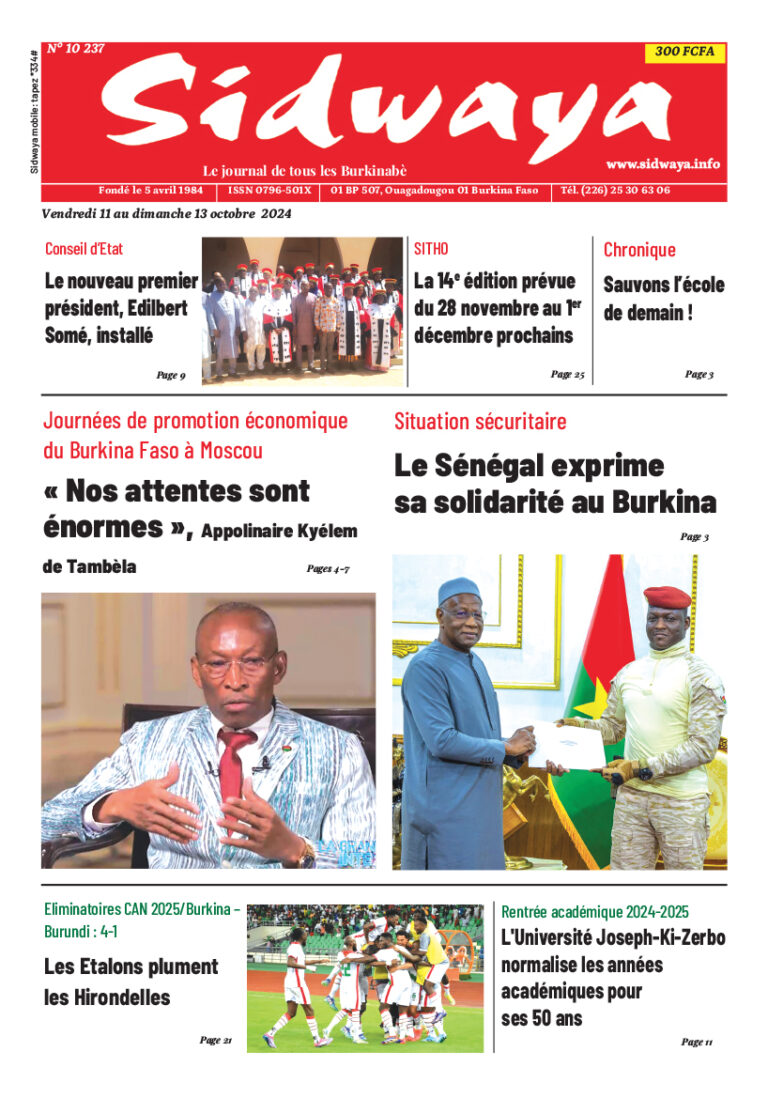 Une du 11-10-2024