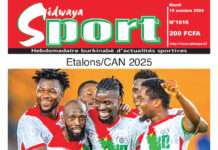 Une Sidwaya Sport du 15-10-2024