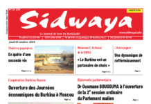 Une Sidwaya du 10-10-2024