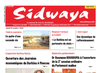 Une Sidwaya du 10-10-2024