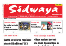 Une Sidwaya du 15-10-2024