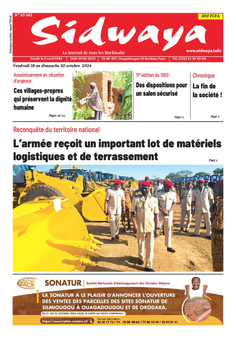 Une du 18-10-2024