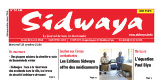Une Sidwaya du 23-10-2024