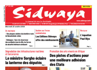 Une Sidwaya du 23-10-2024