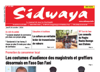 Une Sidwaya du 24-10-2024
