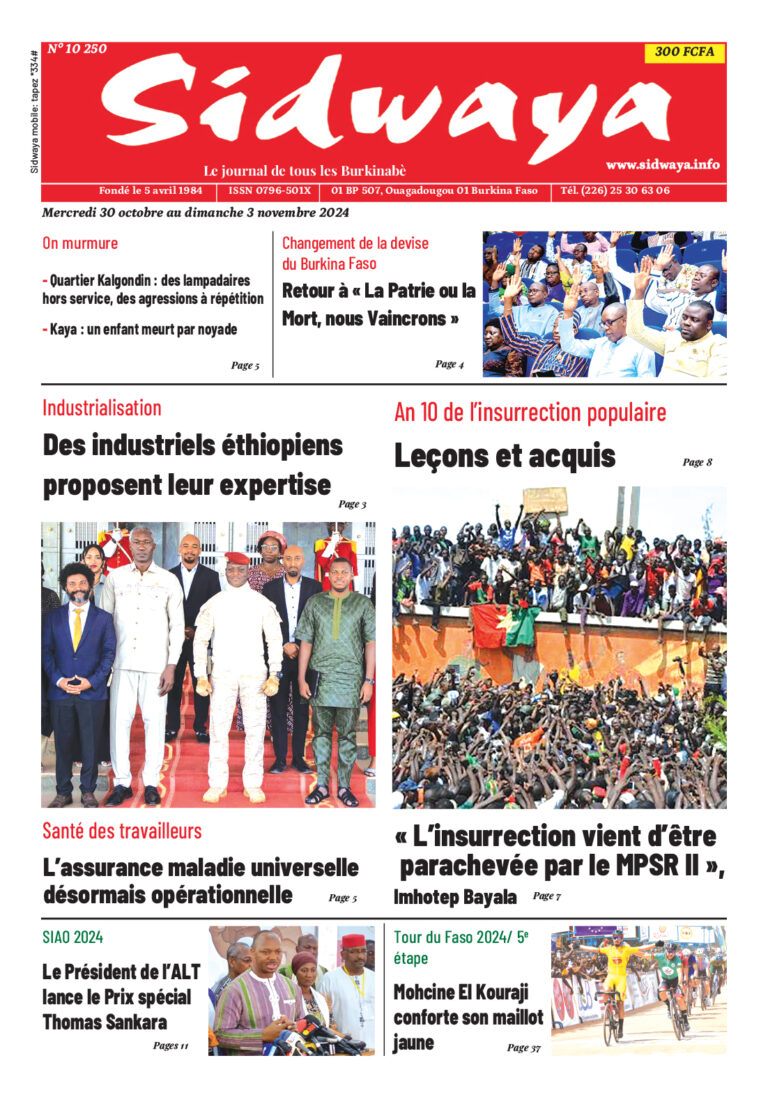 Une du 30-10-2024
