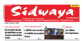 Une Sidwaya du 7-10-2024