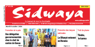 Une Sidwaya du 8-10-2024