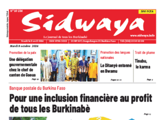 Une Sidwaya du 8-10-2024