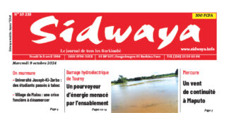 Une Sidwaya du 9-10-2024