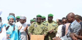 Niamey : Pose de la première pierre des travaux de construction de 1000 logements abordables dans la localité de Sorey